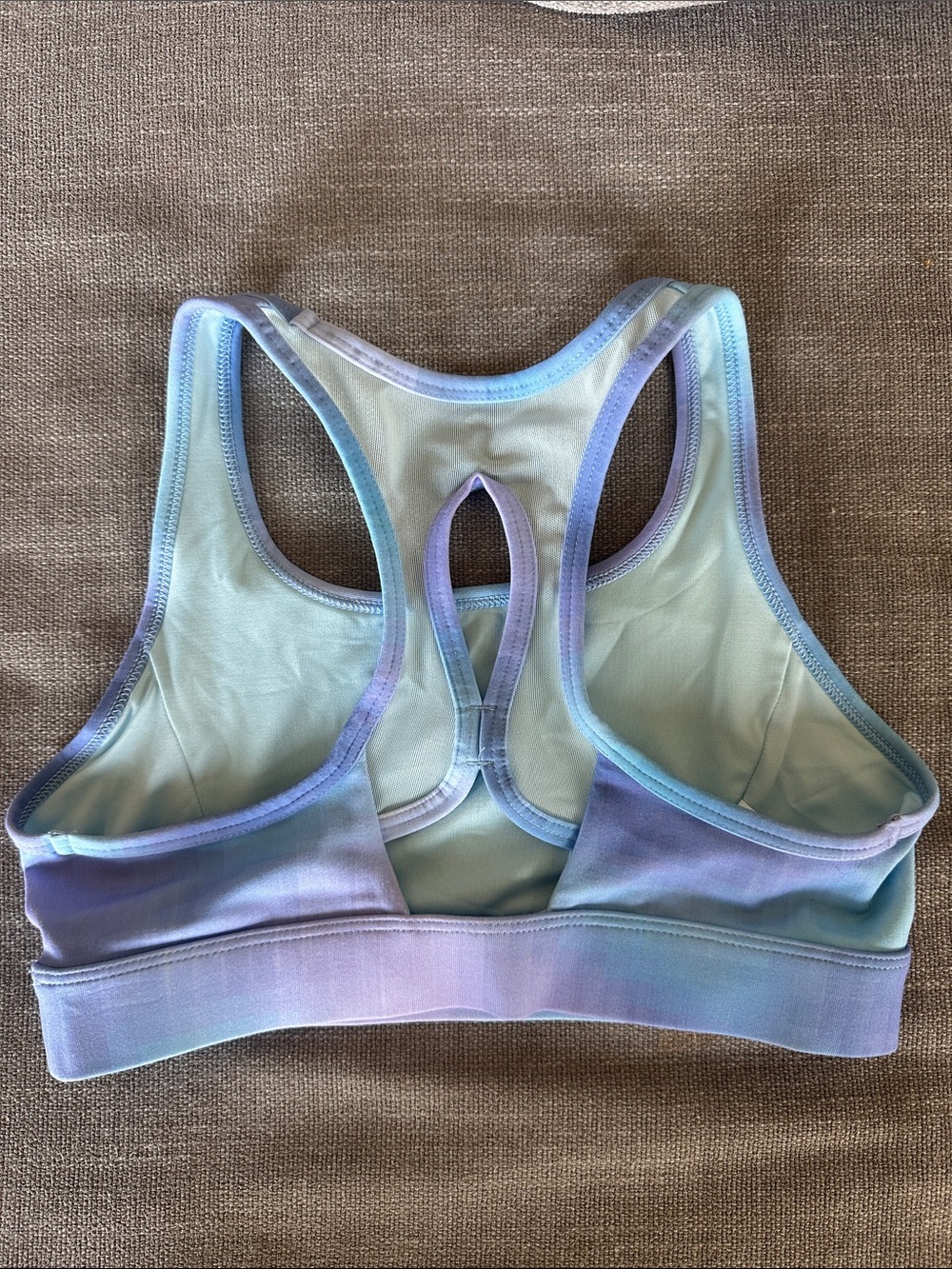 All In Motion Girls Blue and Purple Tie Dye Sports Bra Size M (8) - Picture 4 of 8